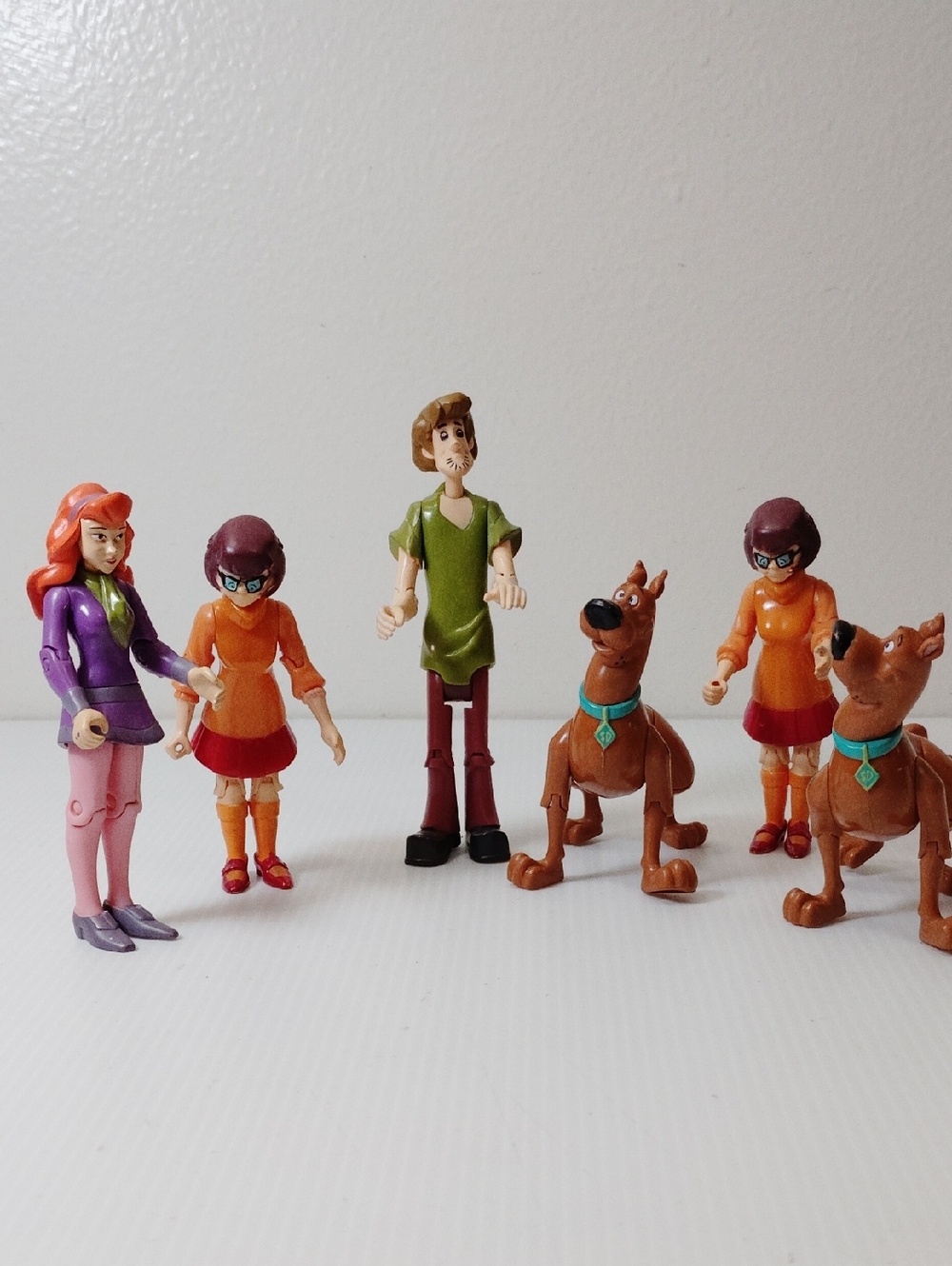 Scooby-Doo Character Figure Set - Green, Orange, Purple